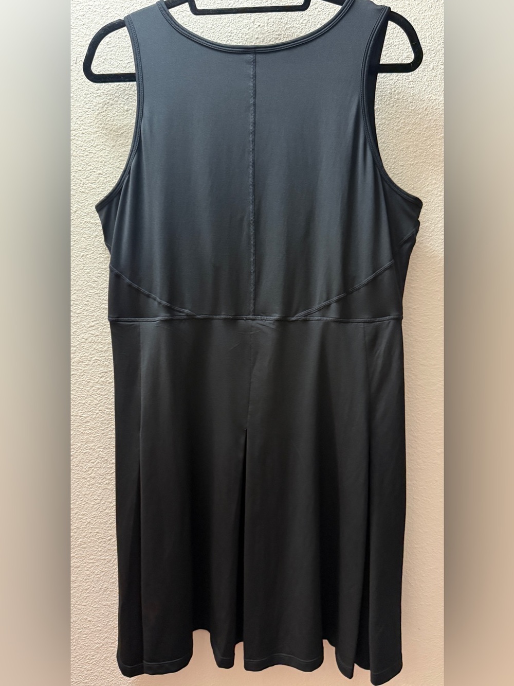 Erne Women's Pickleball Dress XL Black Activewear Tennis Golf Pleated Zip Front - Picture 9 of 9